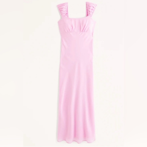Abercrombie & Fitch Dresses & Skirts - Women’s Abercrombie and Fitch pastel pink maxi dress size xs
